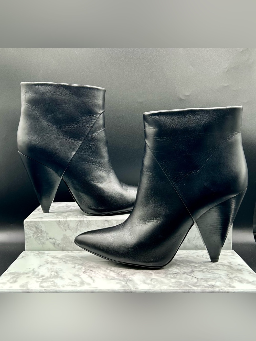 IRO Paris Portela Black Leather Boots. Size EU 39 - Picture 8 of 16